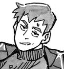 Olruggio as the Ben Affleck smoking meme